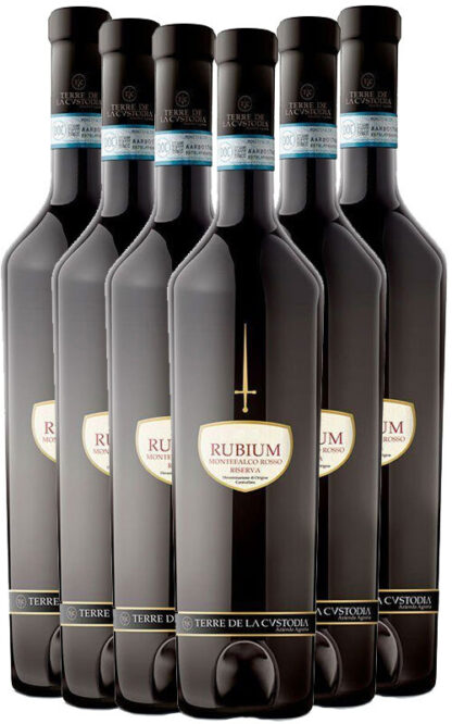 RUBIUM ROSSO DI MONTEFALCO RISERVA 6 BOTTIGLIE